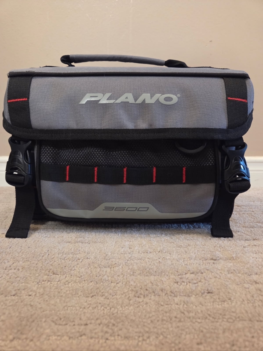 3600 Plano Gray Portable Tackle Carrying Case